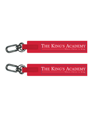 Jardine Oversized Strap Keychain-Red