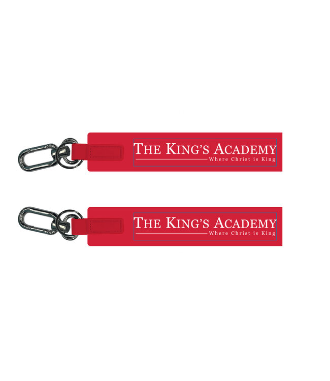 Jardine Oversized Strap Keychain-Red