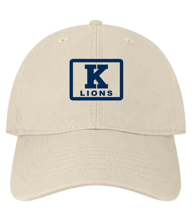 Legacy 2024 Legacy Hat - Stone EZA with K Logo Lion -Relax Twill