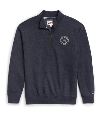 League 2024 League - ML530 Heritage 1/4 Zip - Heather Lib Navy