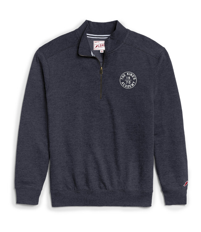 League 2024 League - ML530 Heritage 1/4 Zip - Heather Lib Navy