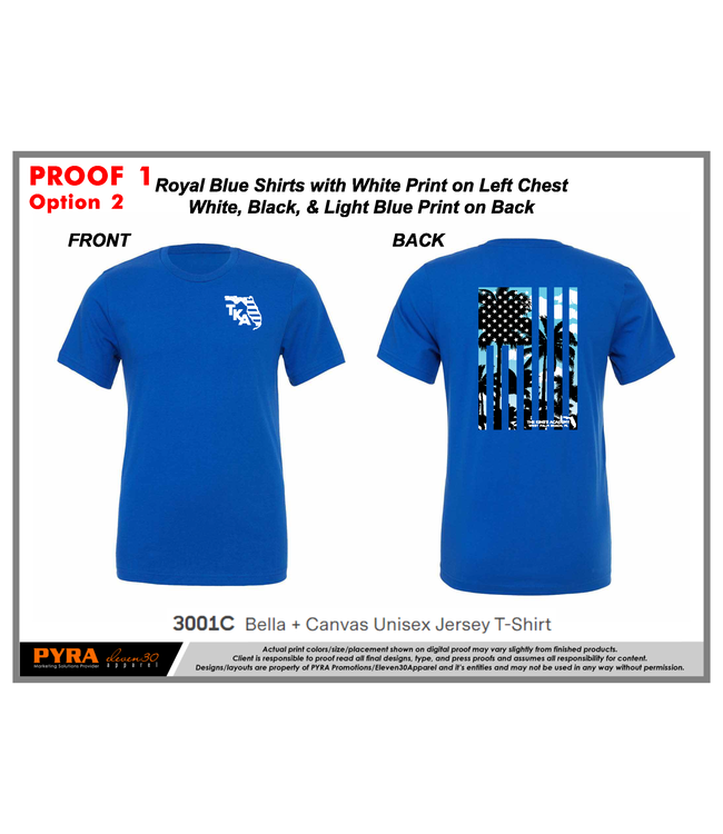 Bella + Canvas 2024 Bella + Canvas-USA Palms Flag