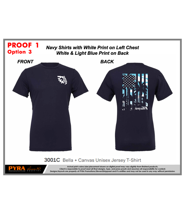 Bella + Canvas 2024 Bella + Canvas-USA Palms Flag