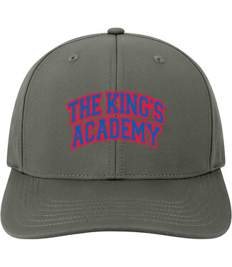 League 2024 League - Dark Grey Hat B9A w/ Royal/Scarlet The King's Academy