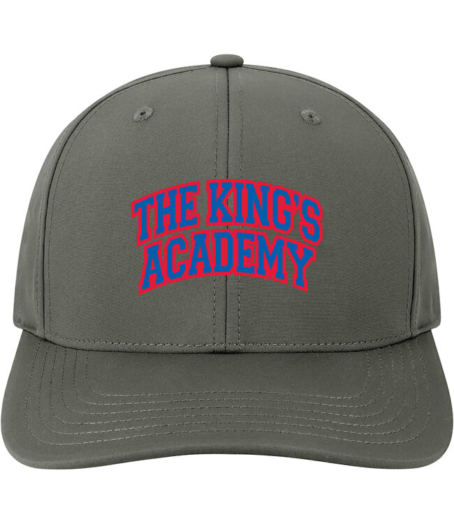 League 2024 League - Dark Grey Hat B9A w/ Royal/Scarlet The King's Academy
