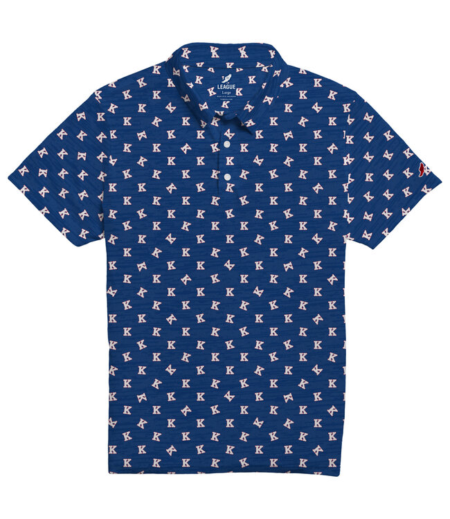 League 2024 League - SUB100 Navy Polo with K Logo