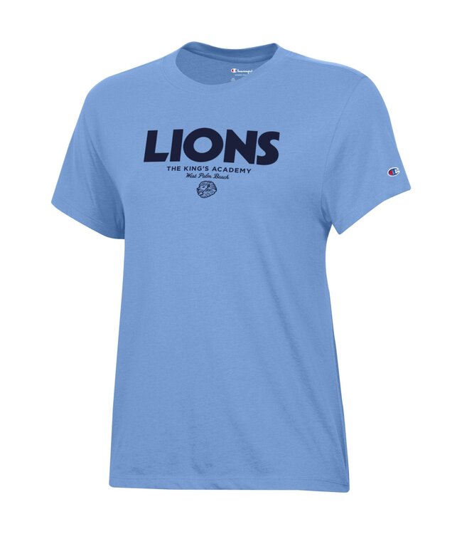 Champion 2024 Champion Women s Core SS Tee Light Blue Marine Navy Ink