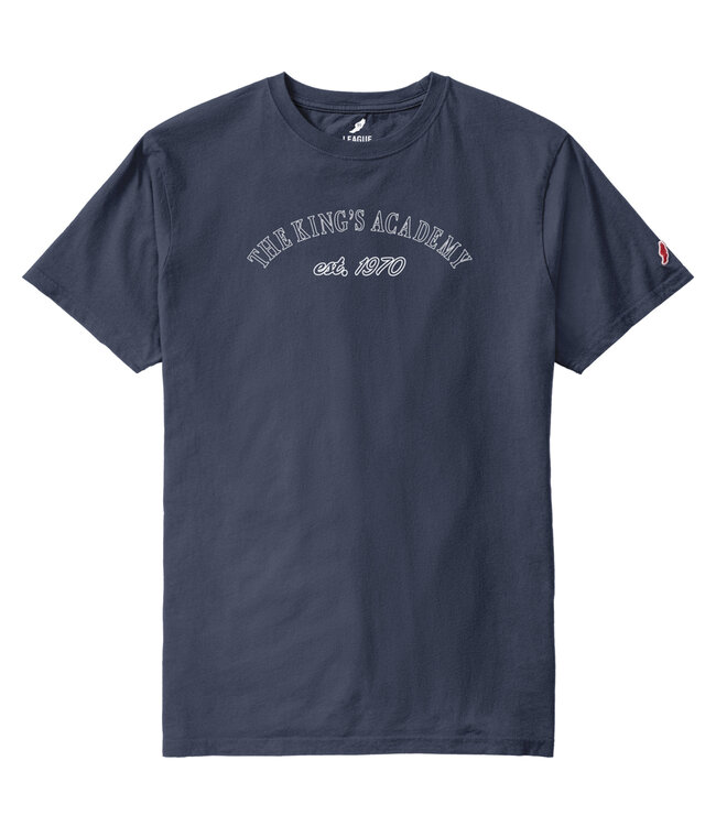 League 2024 League - BT500 All American SS Tee / The King's Academy Arched est. 1970