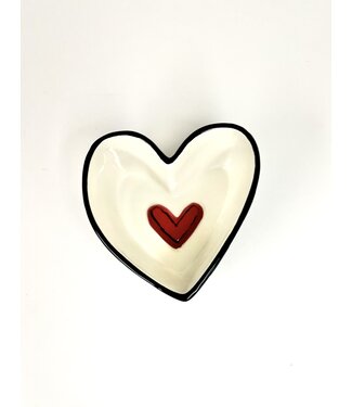 Demdaco 2024- Demdaco Small Red Heart Dish
