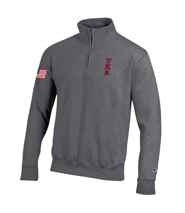 Champion 2024 Champion Powerblend 1 4 Zip Charcoal