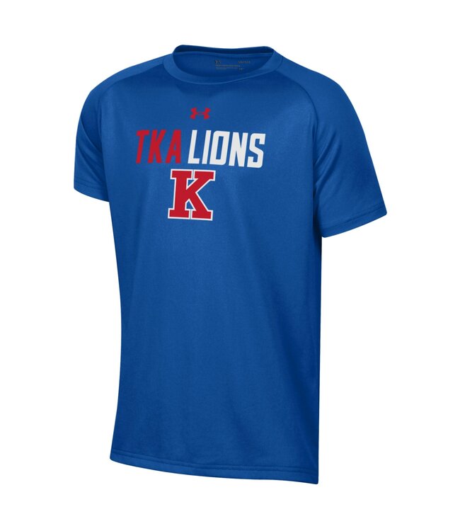 Under Armour 2024 UA - TKA Red-LIONS White / Youth Royal SS Tee