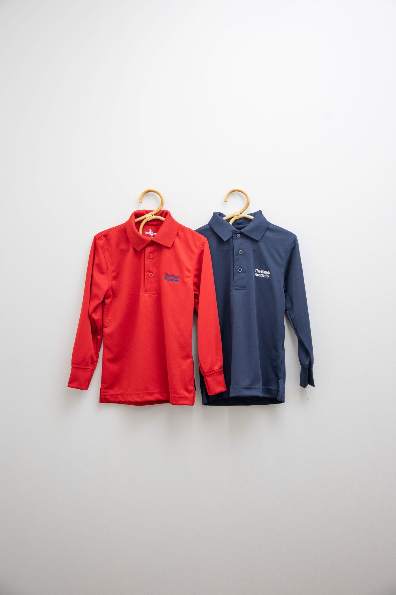 Long Sleeve Dry Fit Polo The King's Academy School Store