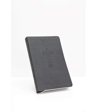 HarperCollins Christian Publishing NKJV Thinline Bible - Charcoal Grey