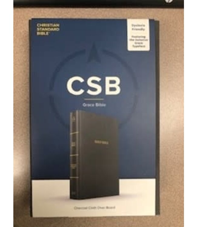Christian Standard Bible (CSB) / Holman Grace Bible - Charcoal / Dyslexia Friendly