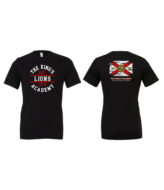 Bella + Canvas 2025 - Pyra - FL Flag Black Tee / Lions Est. 1970
