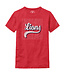 League 2025 League - Youth SS Tee W/ Lions - Heather Red