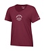 Champion 2025 - Champion Women's Core V Neck SS Tee - Burgundy Red