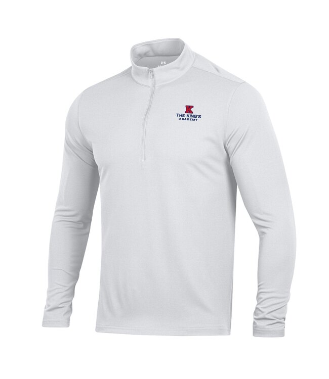 Under Armour 2025 - Pique 1/2 ZIP LS - White