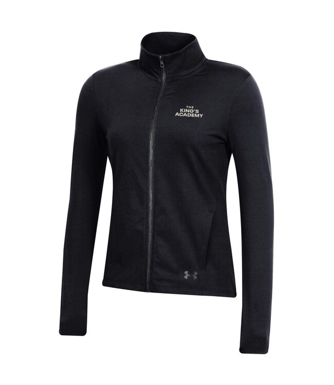 Under Armour 2025 Under Armour - Women's Full Zip, The King's Academy - Metalic Silver/Black
