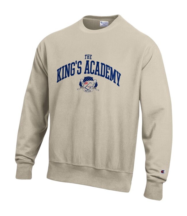 Champion 2025 - Champion Crew Neck Sweatshirt /W Coat Of Arms - Oatmeal