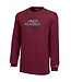 Champion 2025 - Champion LS Tee /W White Royal & Black Ink Underlay Base - Red