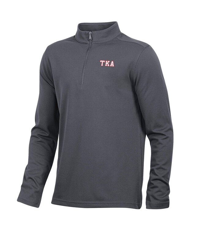 Under Armour 2025 Under Armour - Youth Pique 1/2 Zip, TKA - Castlerock Grey