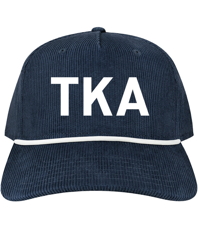 Legacy 2025 Legacy Hat - Navy Corduroy Roadie W/ TKA in White
