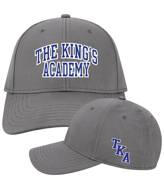 Legacy 2025 Legacy Hat - Dark Grey Drive W/ The King's Academy in Royal & White