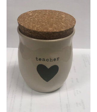 Demdaco 2025 Demdaco - Teacher Heart Candle