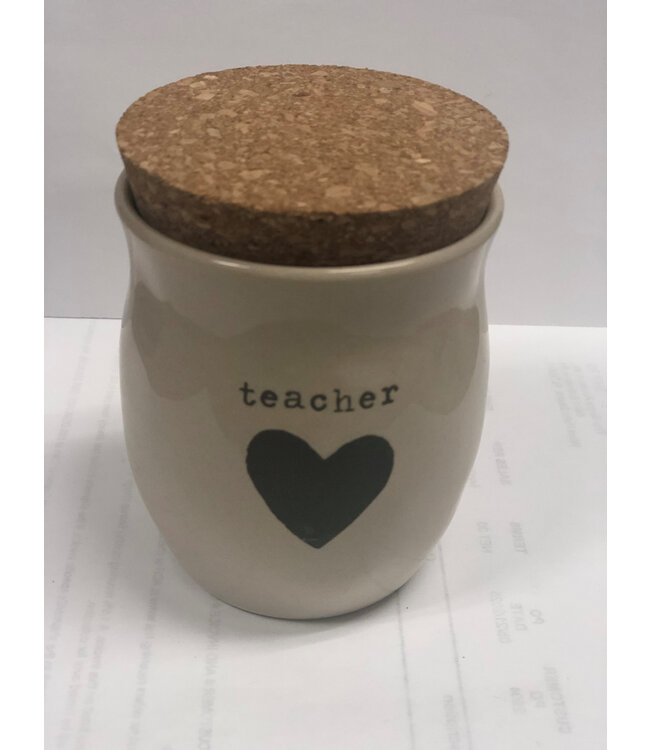 Demdaco 2025 Demdaco - Teacher Heart Candle