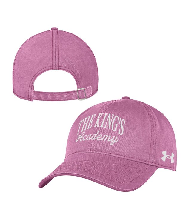 Under Armour 2026 UA - Women's Washed Perf. Cotton Adjustable Hat - Pink