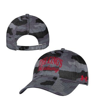 Under Armour 2026 UA - Women's Washed Perf. Cotton Adjustable Hat - Black Feeder Stripe