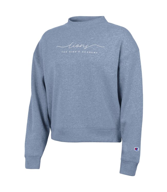 Champion 2026 Champion _ Women's Triumph Fleece Crew Neck Wildflower Pale Blue