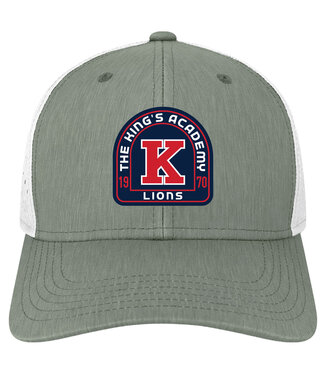 Legacy 2026 Legacy - Eco Dk Grey / White Rampa Hat W/ The King's Academy