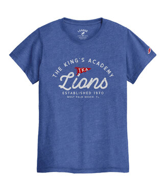 League 2026 League -Women Classic Tee MF895 W/ The King's Academy Blue
