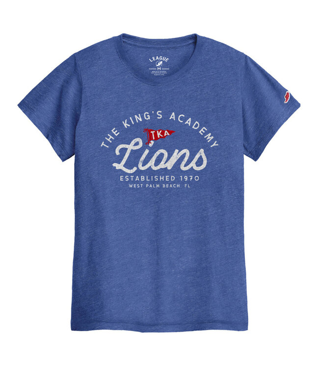 League 2026 League -Women Classic Tee MF895 W/ The King's Academy Blue
