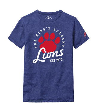 League 2026 League Kids - YB200 W/ The King's Academy - Heather Royal Blue