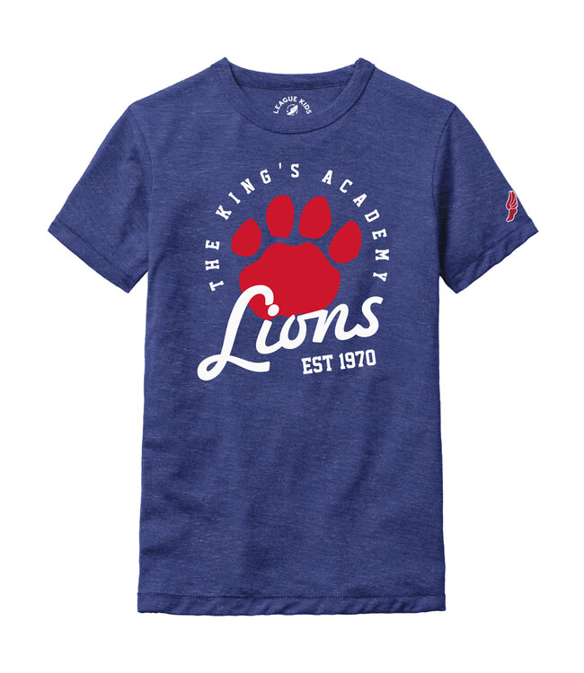 League 2026 League Kids - YB200 W/ The King's Academy - Heather Royal Blue