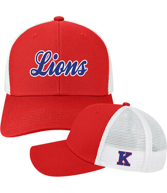 Legacy 2026 Legacy - Trucker Hat W/ Lions - Scarlet White