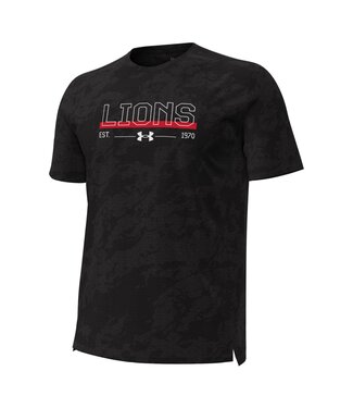Under Armour 2026 Under Armour - Youth Tech Vent SS Black / Lions with Lion Head