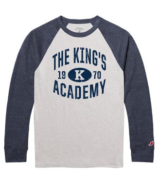 League 2026 Leaugue - Victory Falls Raglan Baseball L905 - Navy -