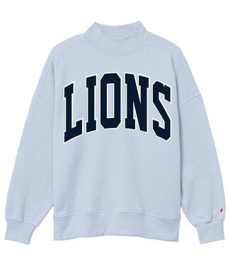 League 2026 Legue - RVF400 Diana Mock Neck - Cahmere Blue - LIONS -