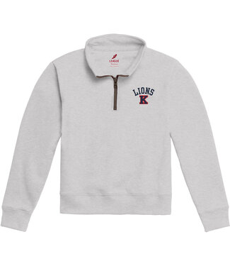 League 2026 League Kids - Youth Essential 1/4 Zip - Classic Oxford