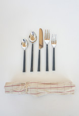 20 Piece Flatware Set, Burnt Black 50% OFF!