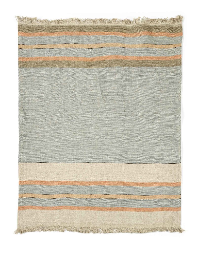 The Belgian Towel Guest towel 21.5x25.5" Multi stripe