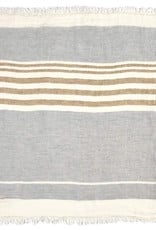 The Belgian Towel Guest towel 21.5x25.5 Ash stripe