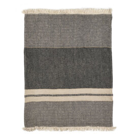 The Belgian Towel Guest towel 21.5x25.5" Tack Stripe