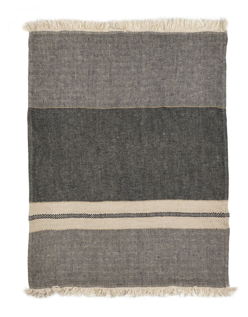 The Belgian Towel Guest towel 21.5x25.5" Tack Stripe