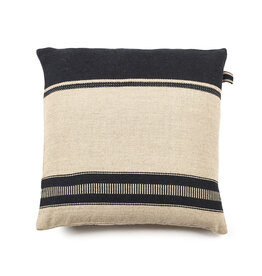 Oscar Black Stripe Pillow 25" x 25"