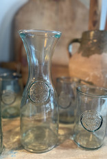 Recycled Glass Carafe Pitcher to compliment Bajo, Conico and Alto Glasses MADE IN SPAIN - 27  OZ